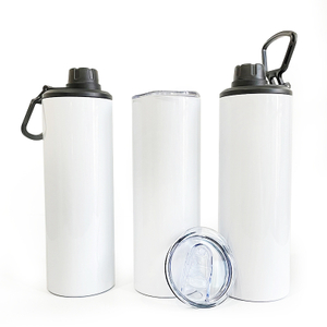 Стальная сталь из нержавеющей стали Прямые белые сублимации кружки тумблеры