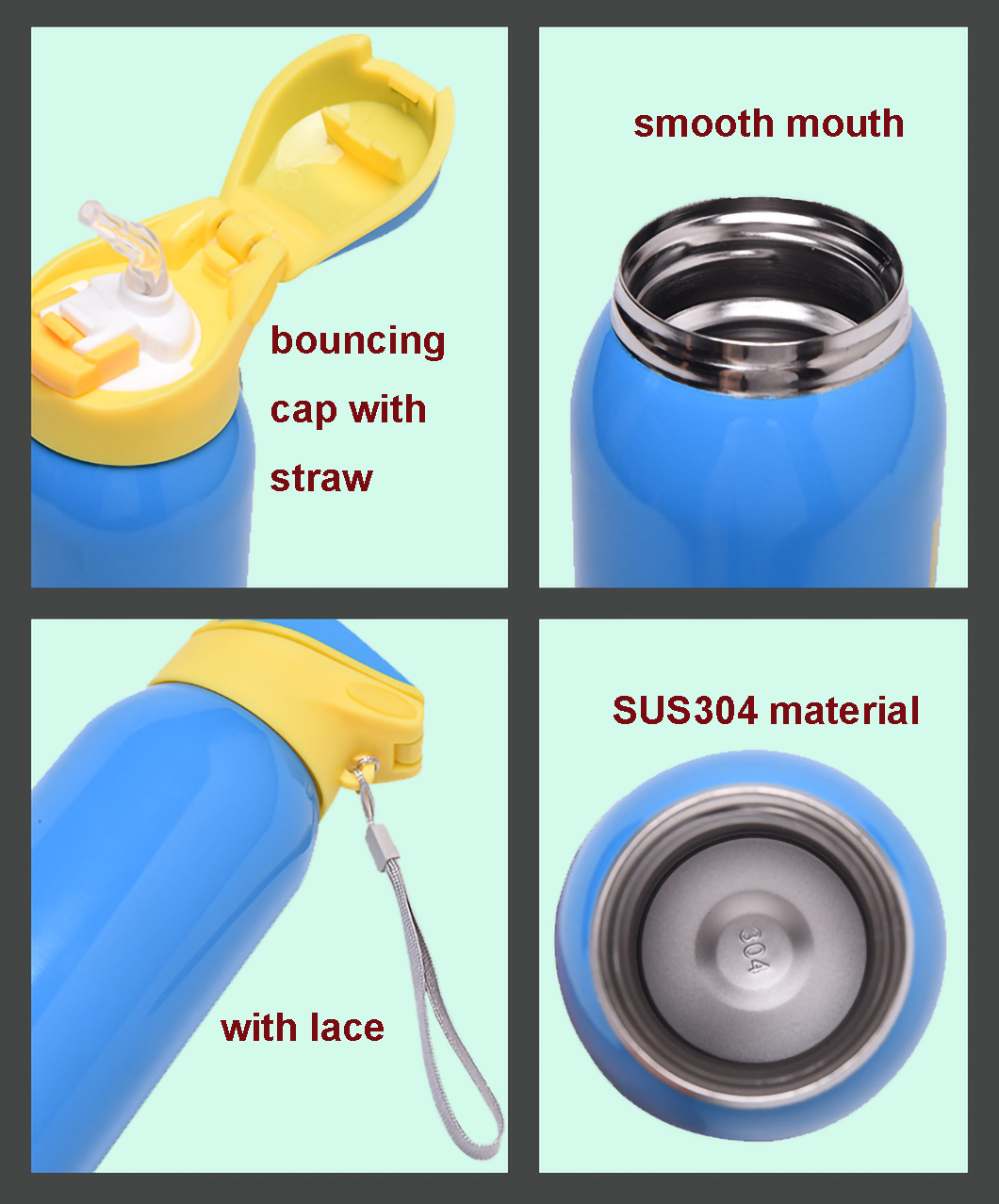 Изолированная спортивная бутылка с водой