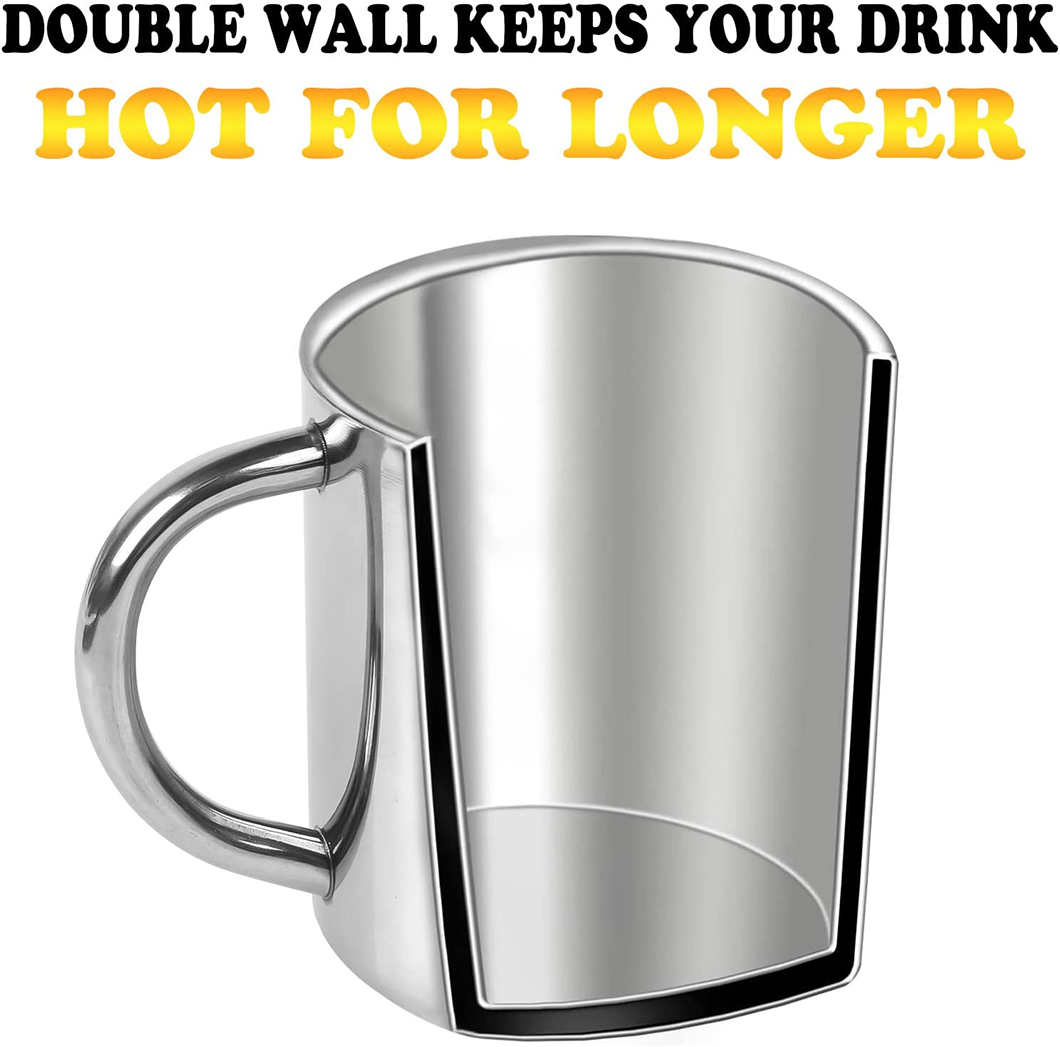 Оптовые дешевые кружки кофейной чашки из нержавеющей стали для продвижения по службе 