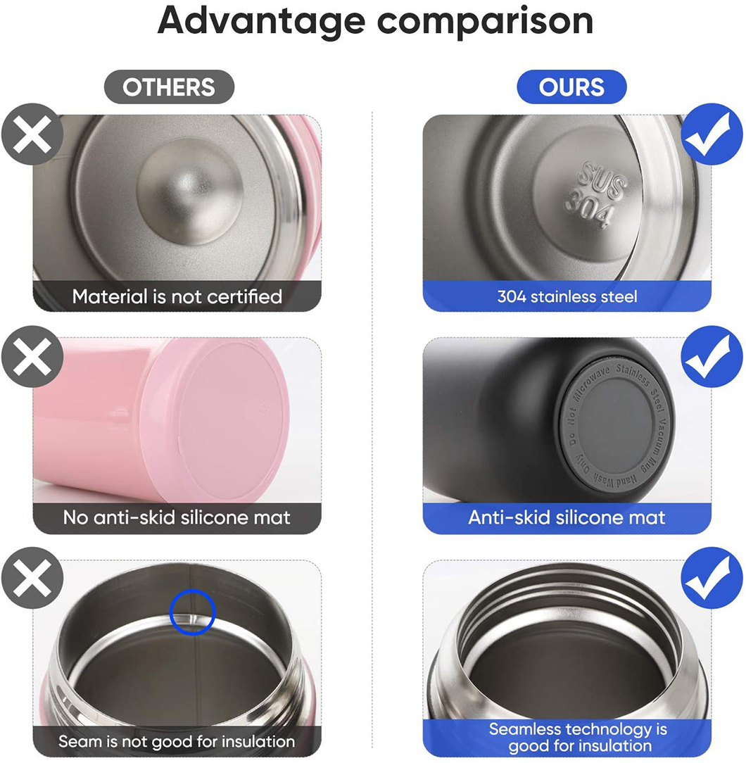 Вакуумная изоляция из нержавеющей стали Производитель продуктов питания. 