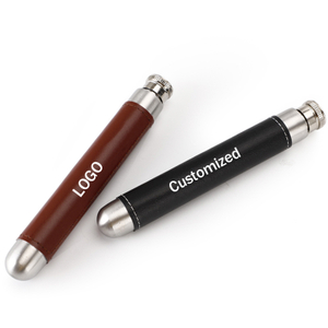 Оптовая торговля фляжкой из нержавеющей стали с кожаной оберткой и воронкой