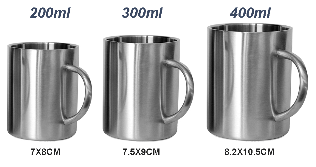 Оптовые дешевые кружки кофейной чашки из нержавеющей стали для продвижения по службе 